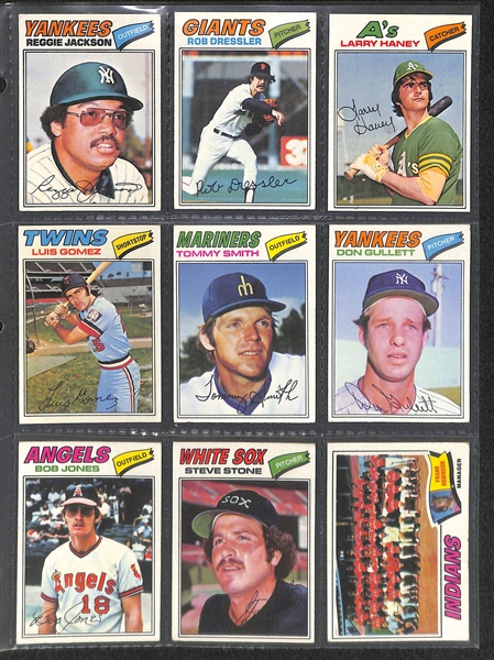 1977 Topps Baseball Complete Card Set