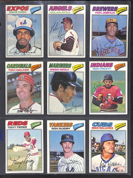 1977 Topps Baseball Complete Card Set