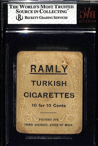 1909 Ramly Cigarettes T204 Tom Jones (St. Louis Browns) - BVG 1.0