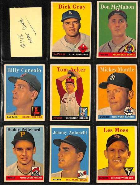 1958 Topps Baseball Complete Card Set