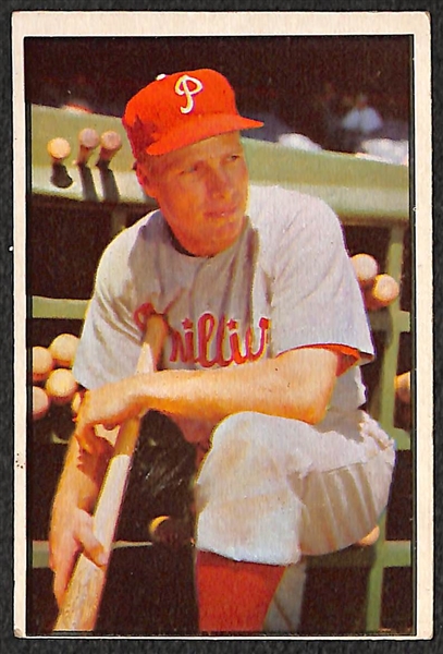 Lot of 3 - 1953 Bowman Baseball Cards - Feller, Ashburn, Spahn