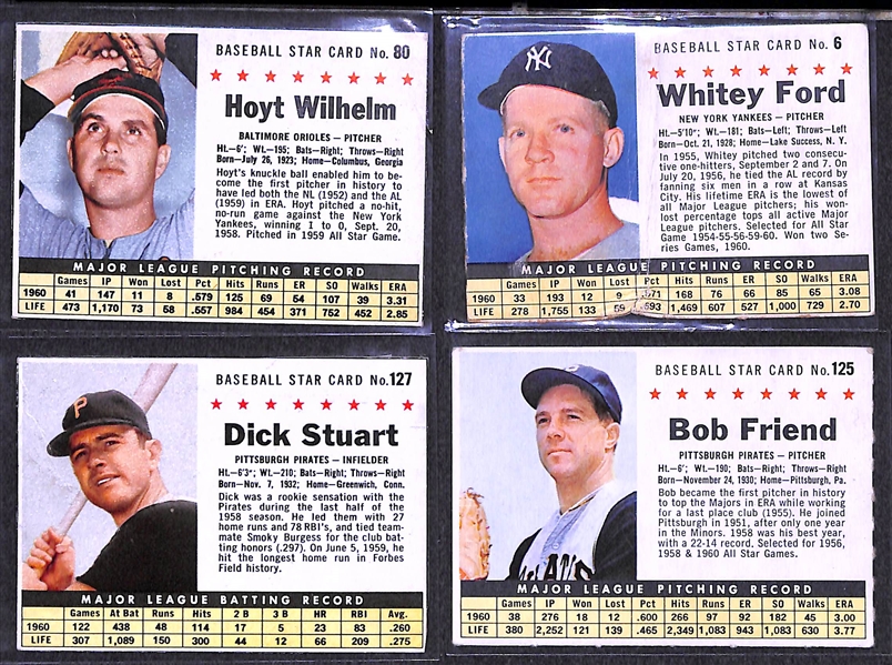 Lot of 89 1961-1963 Post Cereal Baseball Cards w. 1963 Early Wynn