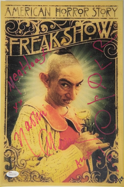 American Horror Story Canvas Signed by Pepper (Naomi Grossman)