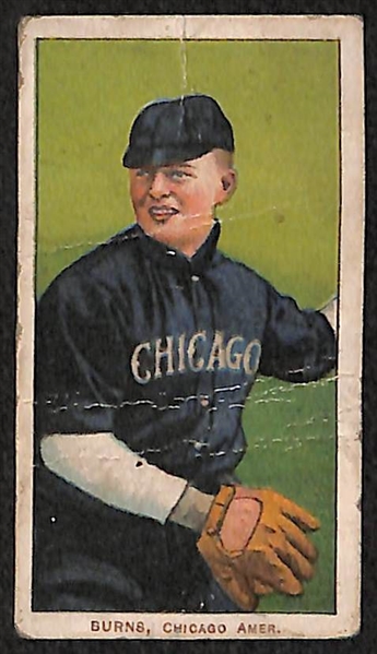Lot of 5 1909-11 T206 Baseball Cards w. Jesse Tannehill (Washington) & Jim Delehanty