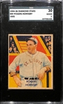 1934-36 Diamond Stars #44 Rogers Hornsby (1935) - SGC 30 (2)