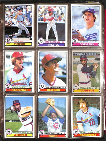 1979 Topps Baseball Partial Set - 656 of 726 Cards - w. Nolan Ryan