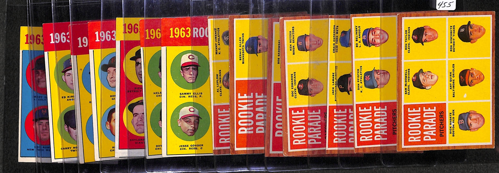 Lot of 15 - 1962 & 1963 Topps Baseball Rookie Cards w. 1962 Sam McDowell
