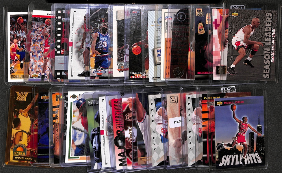 Lot of 70+ Michael Jordan Cards including Inserts