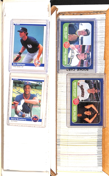 1984 & 1986 Fleer Baseball Complete Sets