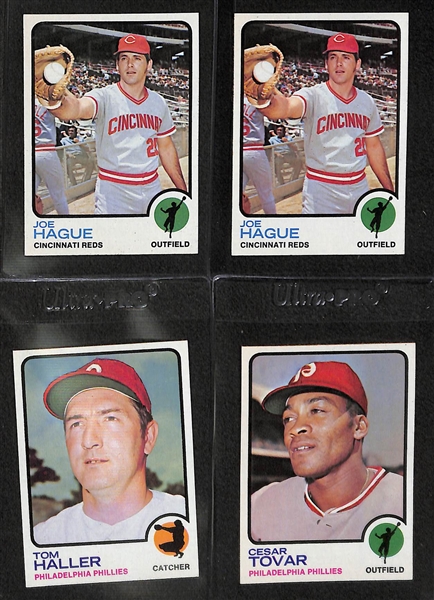Vending Box of 500+ Assorted Pack-Fresh 1973 Topps Baseball Cards (Mostly Commons But Many High-Grade Potential Cards!)