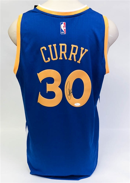 Stephen Curry Signed Golden State Warriors Jersey - JSA LOA