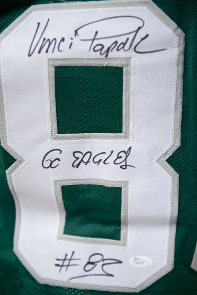 Vince Papale Signed Eagles Jersey - JSA