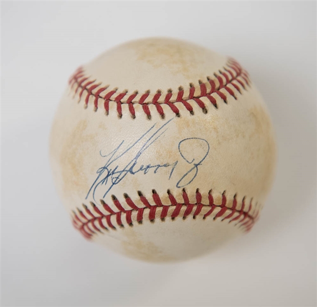Ken Griffey Jr Signed American League Baseball - JSA