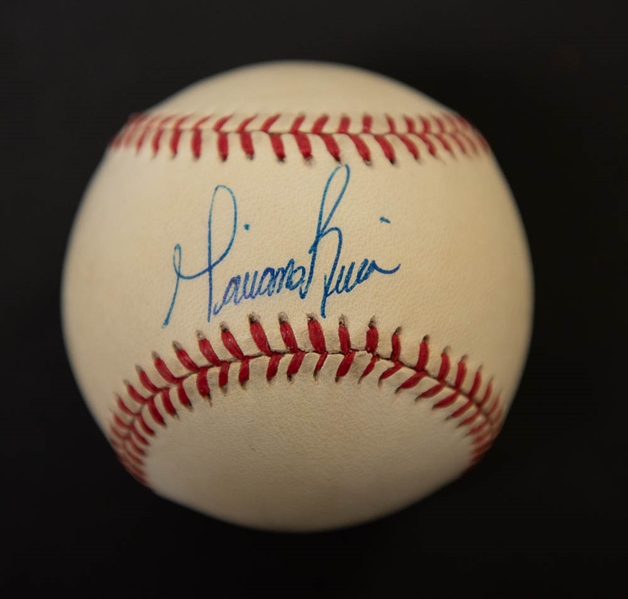 Mariano Rivera Signed Official 1996 World Series Baseball