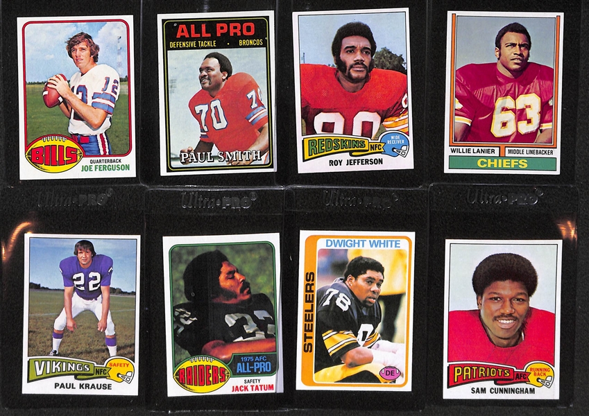 Over 120 Pack-Fresh 1970s Topps Football Cards (Many High-Grade Cards!)