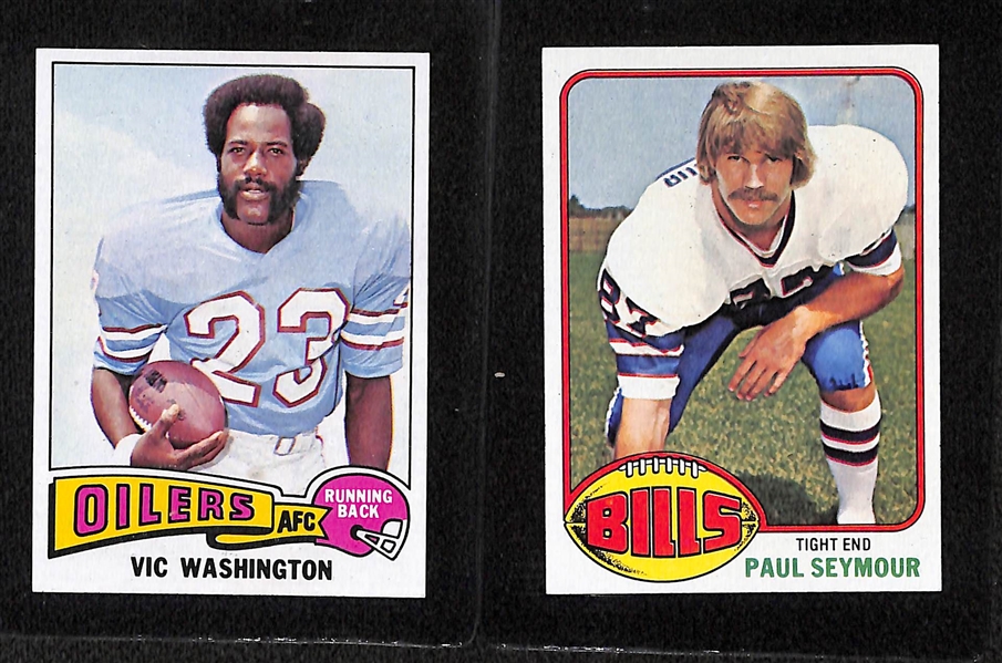 Over 120 Pack-Fresh 1970s Topps Football Cards (Many High-Grade Cards!)