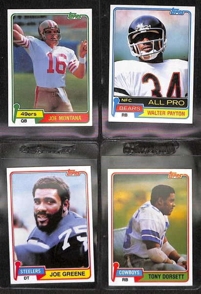 Lot of (2) 1981 Topps Football Card Sets