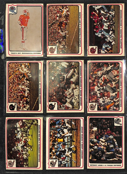 1976 Fleer Football In Action Partial Set (55 of 66 Cards) & 1971 Mattel Instant Replay Speed Machines Disks