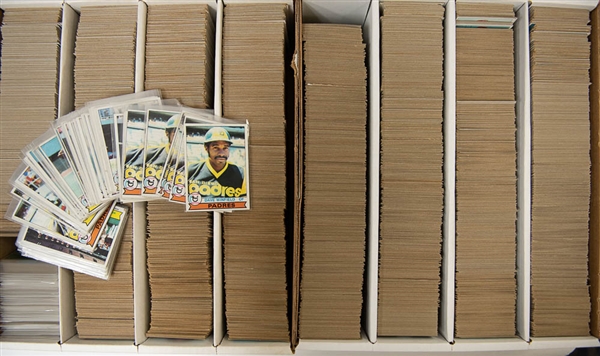 Lot of 3000+ 1979 Topps Baseball Cards w. Dave Winfield