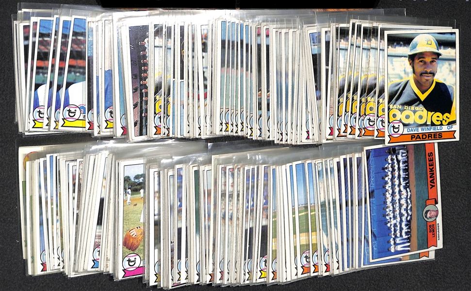 Lot of 3000+ 1979 Topps Baseball Cards w. Dave Winfield