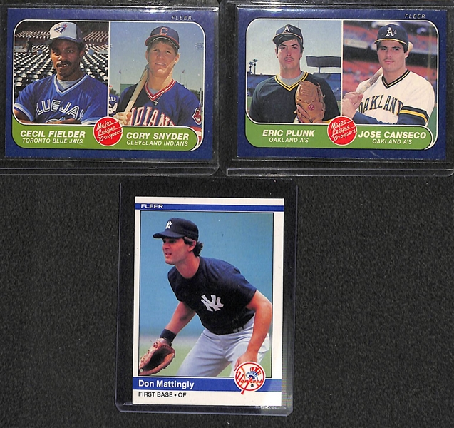 1984 & 1986 Fleer Baseball Card Complete Sets