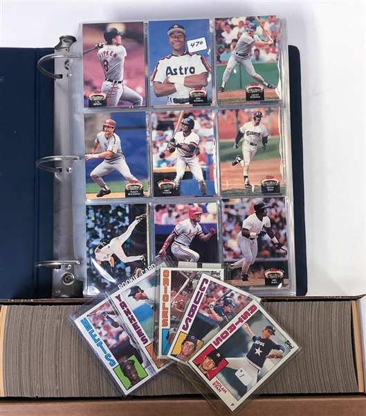 1984 Topps & 1992 Topps Stadium Club Baseball Card Sets