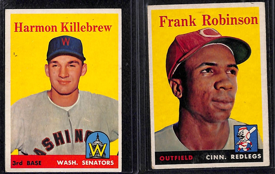 1958 Topps Baseball Complete Set (Mostly VG-EX+ Condition) – All 494 Cards in the Set! 