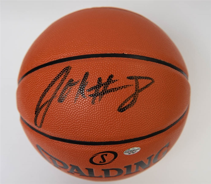 Jhalil Okafor Signed Spalding Basketball - Leaf