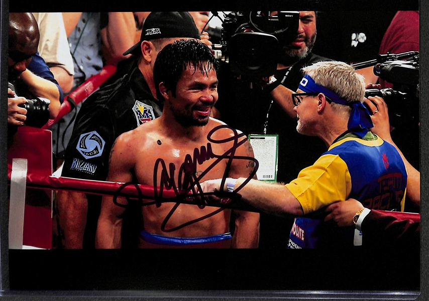 Manny Pacquiao Signed 8x10 Photo COA