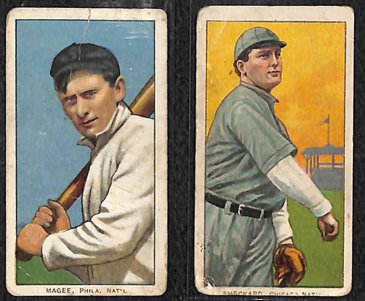 Lot of (2) 1909 T206 Cards - Magee & Sheckard