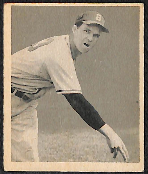 Lot of (2) 1948 Bowman Baseball Cards - Bob Elliott RC & Johnny Sain RC
