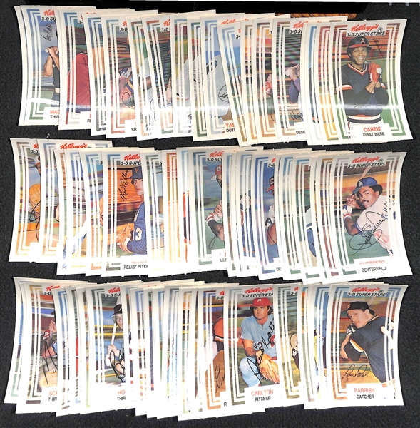 1983 Kelloggs Baseball Complete Set of 60 Cards w. Nolan Ryan