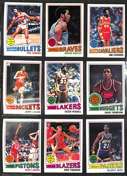 1977 Topps Basketball Complete Card Set