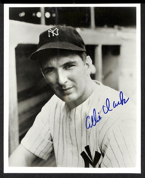 Lot Of 10 Yankees Signed Photos w. Don Larsen