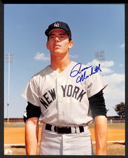 Lot Of 10 Yankees Signed Photos w. Don Larsen