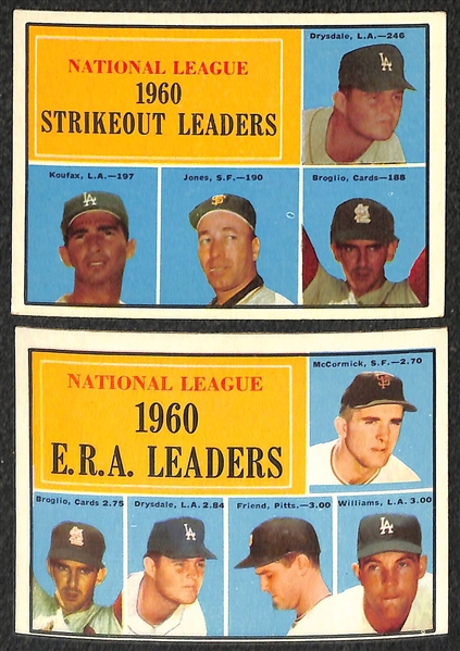 1961 Topps Baseball - 430 Assorted Cards Fresh From Vending Box