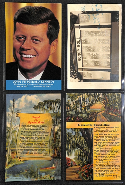 Non-sport Postcard & Booklet Grouping (1940s-1960s)