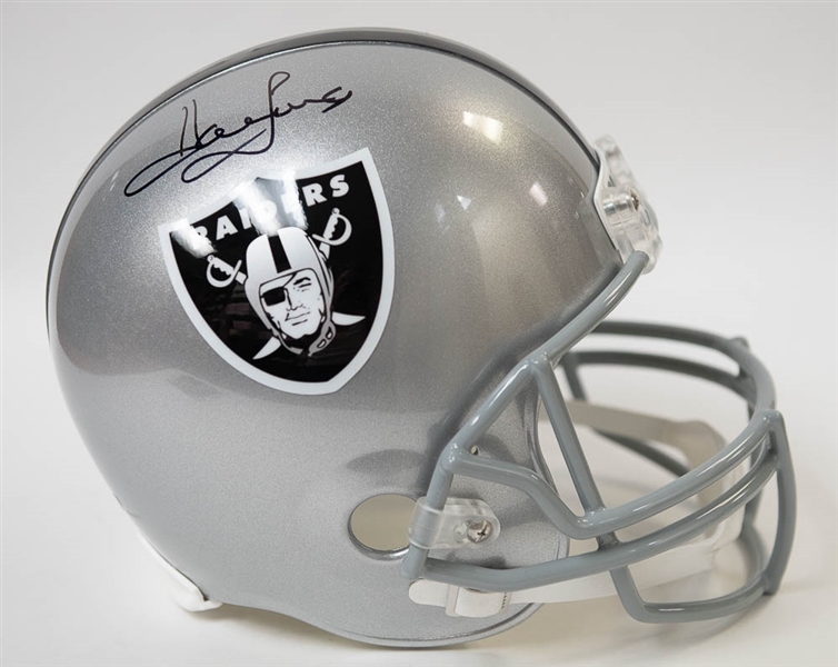 Howie Long Signed Full Size Raiders Replica Helmet - JSA