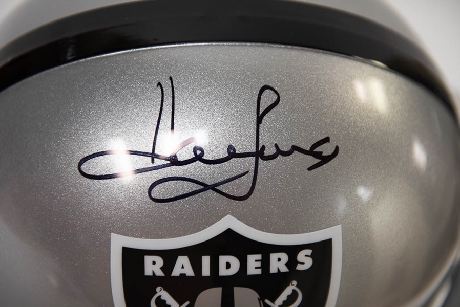 Howie Long Signed Full Size Raiders Replica Helmet - JSA