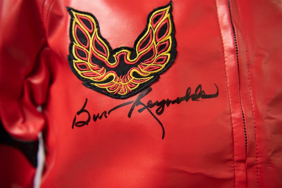Burt Reynolds Signed Smokey and the Bandit Replica Trans Am Jacket - Beckett COA