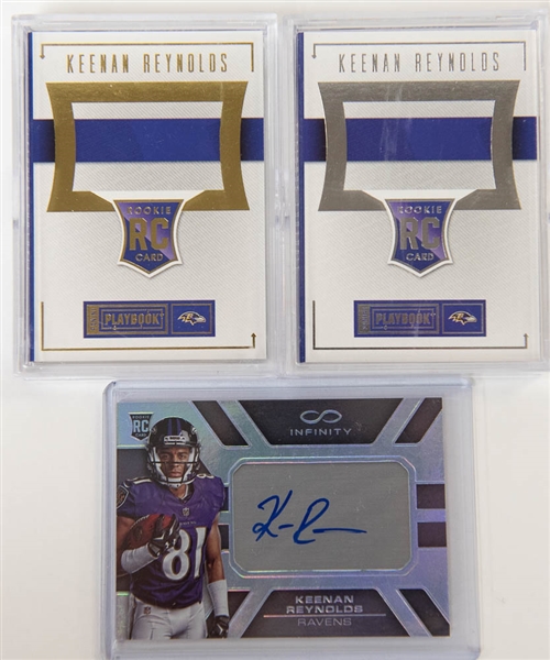 Keenan Reynolds Signed Jersey & Autograph & Relic Card Lot