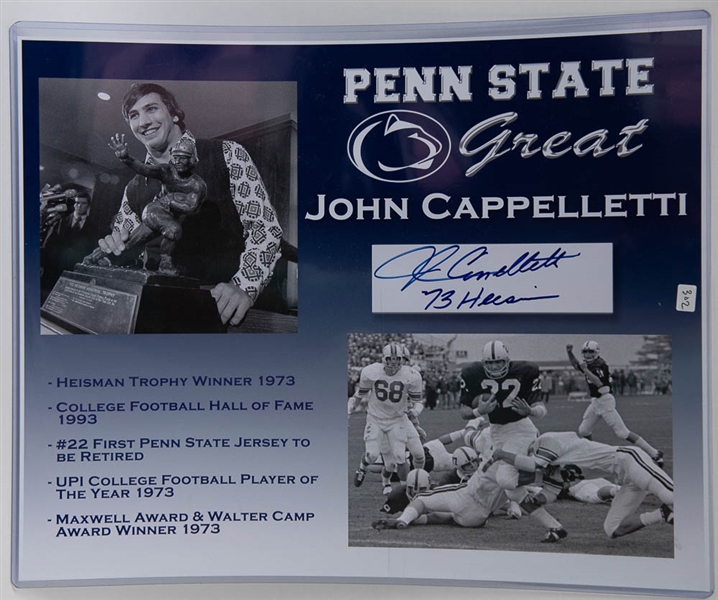John Cappelletti Signed 16x20 Photo - JSA