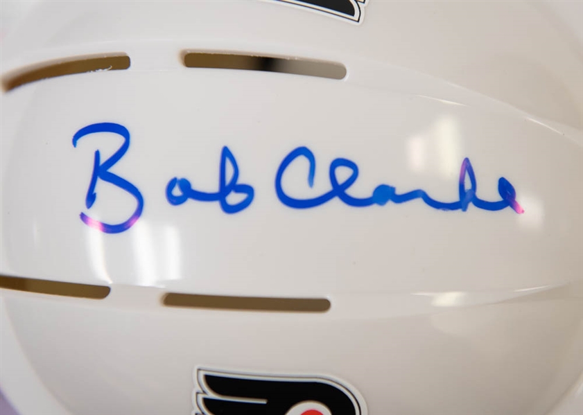 Bobby Clarke Signed Flyers Mini Helmet - JSA