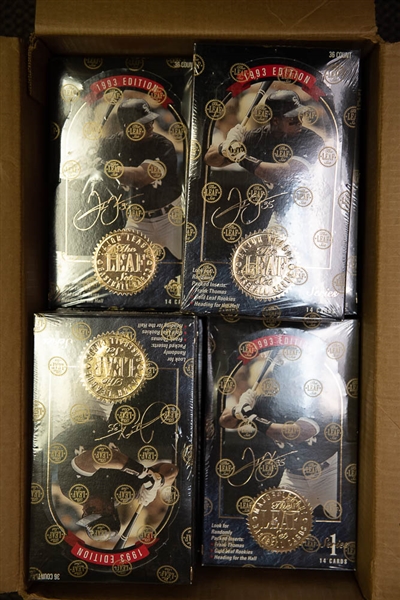 Lot Of 14 1993 Leaf Series 1 Sealed Baseball Card Boxes