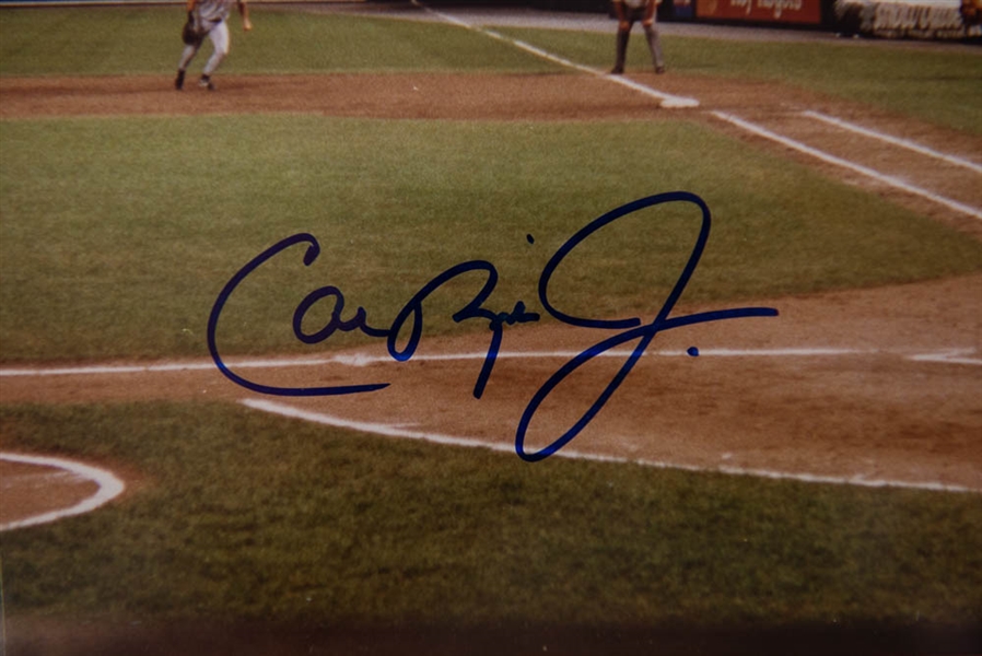 Cal Ripken Jr Signed Baseball & 8x10 Photo