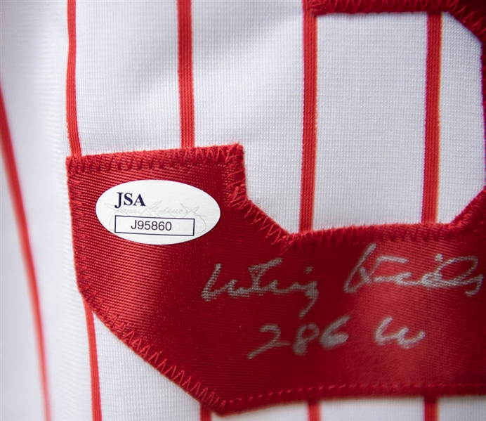 Robin Roberts Signed & Inscribed Phillies Jersey - JSA