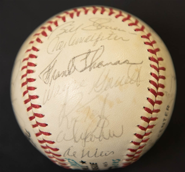 1982 Mets Old Timers Game Signed Baseball