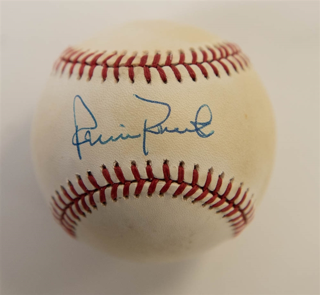 Robin Roberts Signed Baseball & 1950's Phillies Signed Photo - JSA