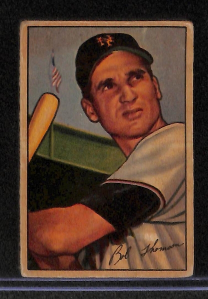 Lot Of 10 1951-1952 Bowman Baseball Card w. Boudreau
