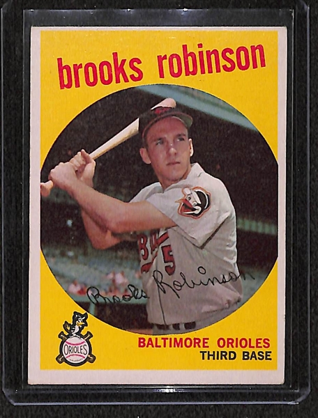 1959 Topps Roberto Clemente & Brooks Robinson Cards